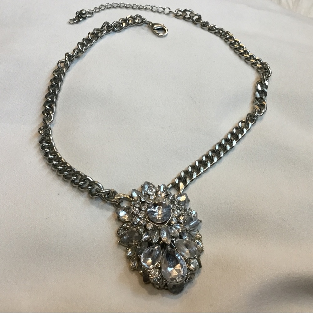 Gorgeous Crystal Layered Statement Necklace